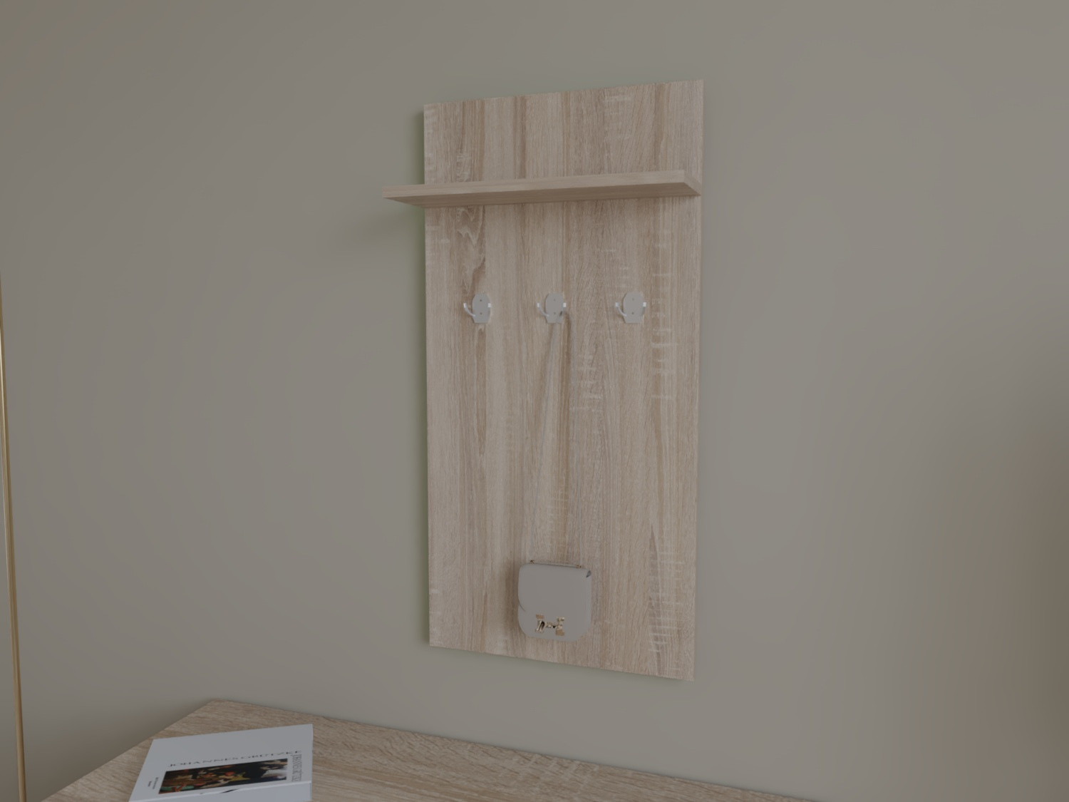 Полка с вешалкой ViA- Таун ТП-2