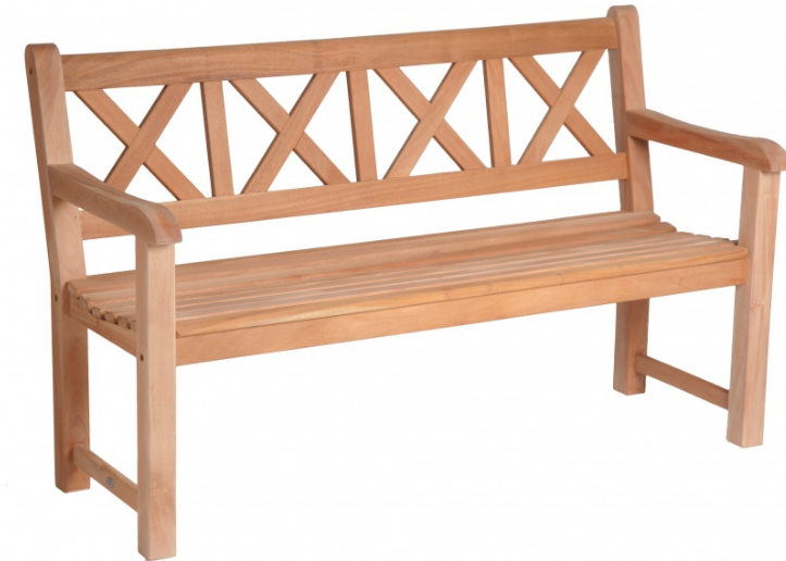 Лавка из дерева Alexander Rose TEA- MAHOGANY DRACHMANN BENCH 1.5M