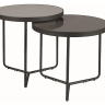 Журнальный стол SIGNAL  PENELOPE серый+светло-серый/черный (комплект)  