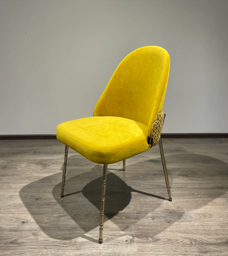 Стул обеденный Art-Deco EXI- CORSICA YELLOW GOLD