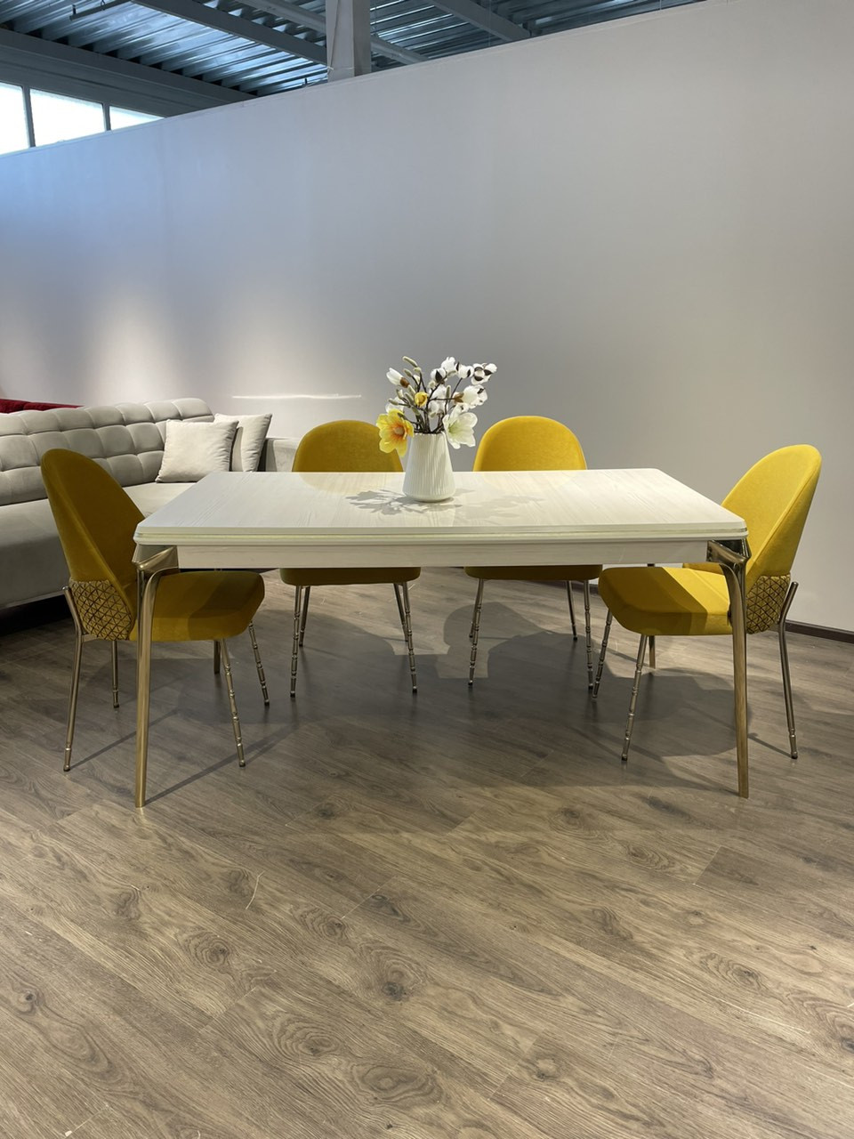 Стул обеденный Art-Deco EXI- CORSICA YELLOW GOLD