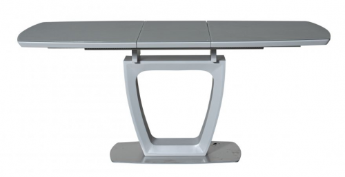 ​Стол обеденный модерн Premium EVRO- Arizona MINI (светло-серый сатин)