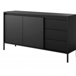 Комод Perfect Home Сенсо/Senso 2-дверный с 3 ящиками 2D3S/153 Черный