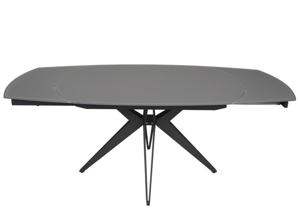 Стол обеденный Avn- HT93018 130-190x100 Glass Grey 