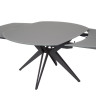 Стол обеденный Avn- HT93018 130-190x100 Glass Grey 