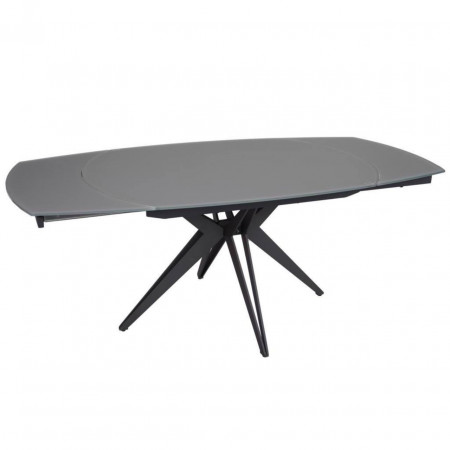 Стол обеденный Avn- HT93018 130-190x100 Glass Grey 