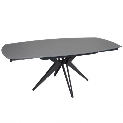 Стол обеденный Avn- HT93018 130-190x100 Glass Grey 