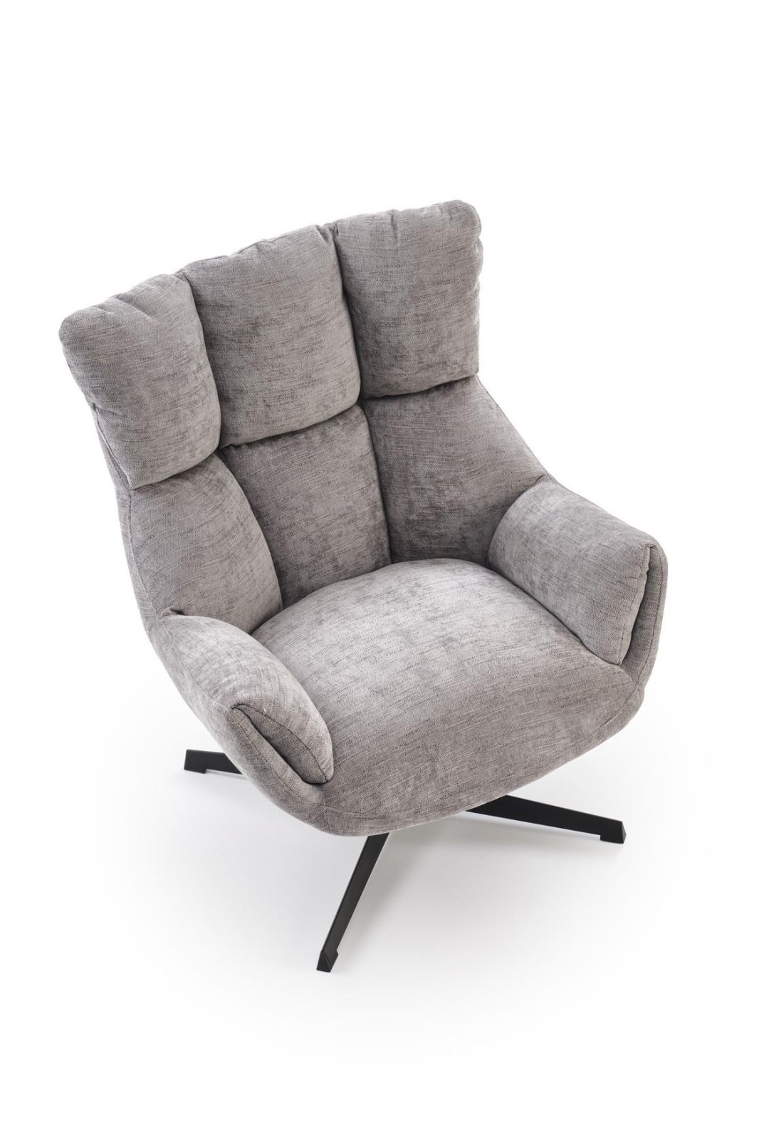 Кресло вращающееся мягкое Halmar  ORINOKO серый