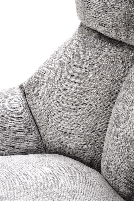 Кресло вращающееся мягкое Halmar  ORINOKO серый