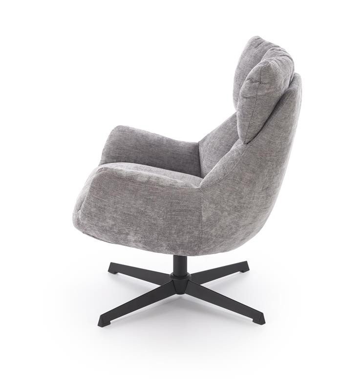 Кресло вращающееся мягкое Halmar  ORINOKO серый