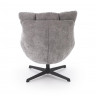 Кресло вращающееся мягкое Halmar  ORINOKO серый