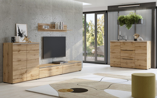 Комплект в гостиную Helvetia TANA (дуб Вотан)