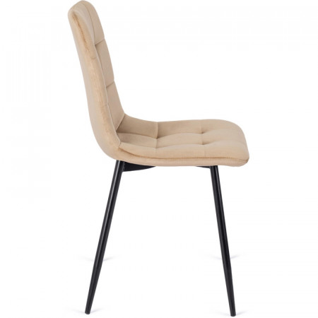 Стул обеденный MEBEL ELITE Peru бежевый велюр