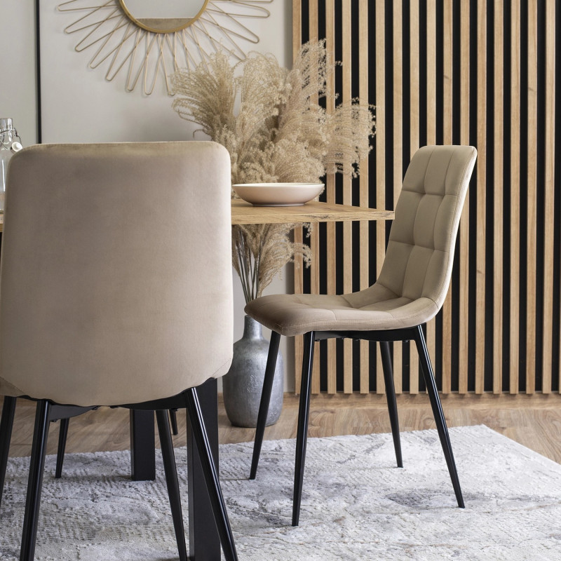 Стул обеденный MEBEL ELITE Peru бежевый велюр