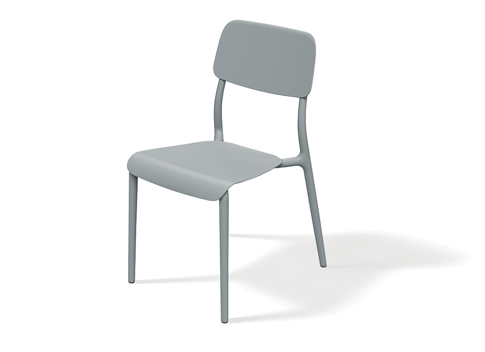 Стул уличный обеденный VLL- FERNE Remo (серый, зеленый)