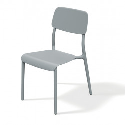 Стул уличный обеденный VLL- FERNE Remo (серый, зеленый)