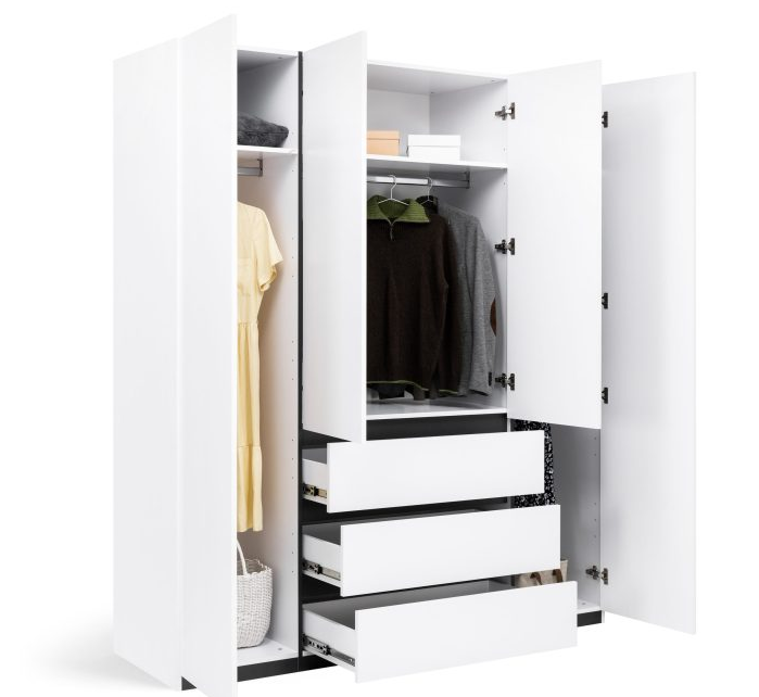 Шкаф четырех дверный MRK- Дуо