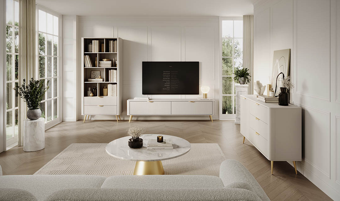 Витрина открытая TOP- Лагуна (Lante) 2Ш Беж