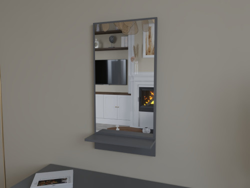 Полка с зеркалом ViA- Таун ТП-3