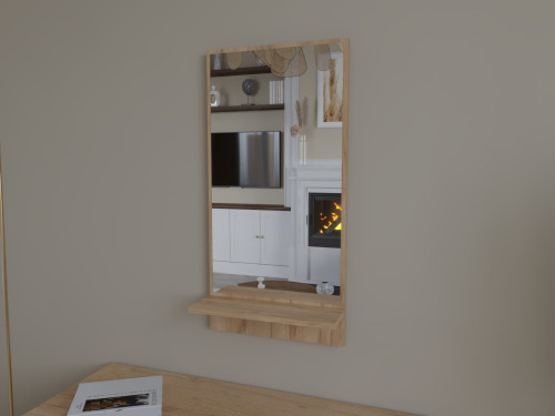 Полка с зеркалом ViA- Таун ТП-3