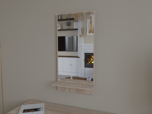 Полка с зеркалом ViA- Таун ТП-3