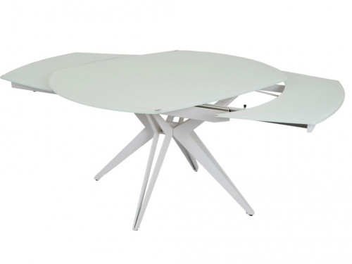 Стол обеденный Avn- HT93018 130-190х100 Glass White