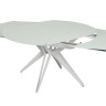 Стол обеденный Avn- HT93018 130-190х100 Glass White