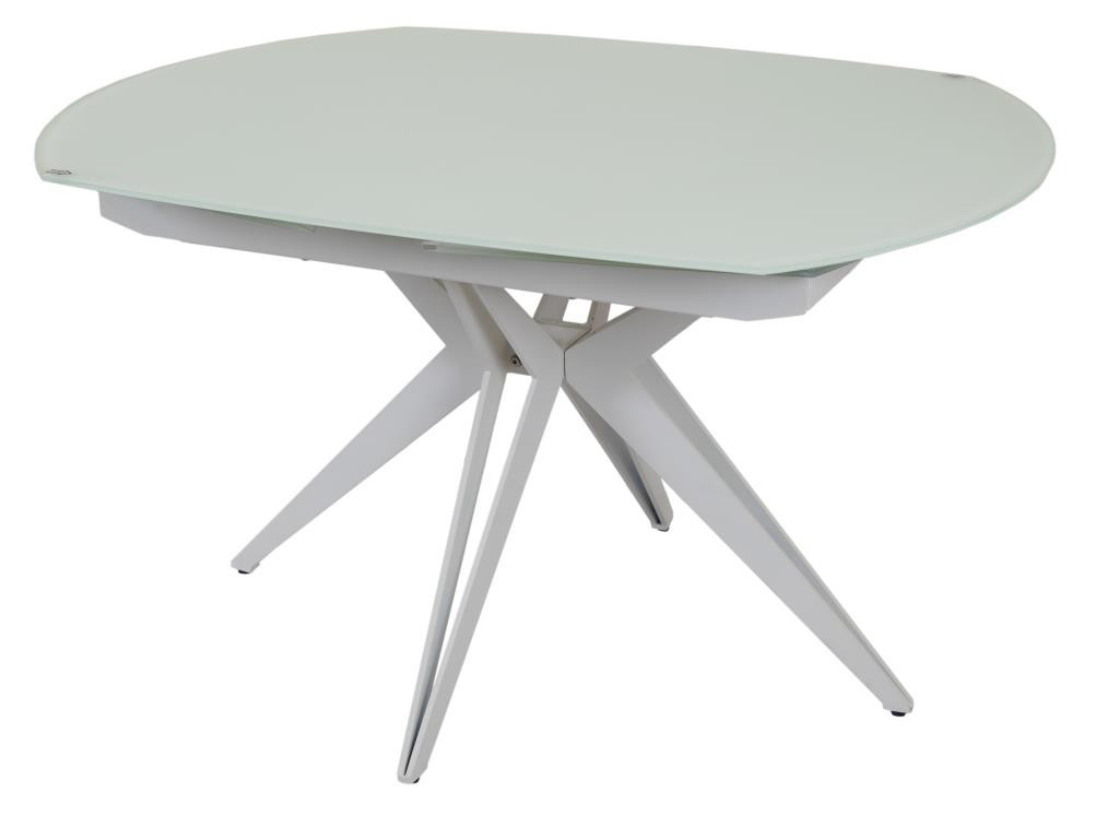 Стол обеденный Avn- HT93018 130-190х100 Glass White