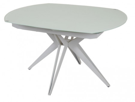 Стол обеденный Avn- HT93018 130-190х100 Glass White