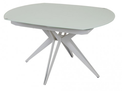 Стол обеденный Avn- HT93018 130-190х100 Glass White