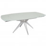 Стол обеденный Avn- HT93018 130-190х100 Glass White