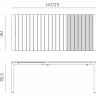 Стол раздвижной Nardi Tevere Extensible 147/211 Tortora