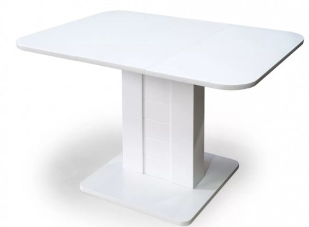 Стол обеденный раскладной со стеклом ASL- Бристоль RAL DIAMOND GLASS