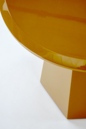 Стол журнальный HALMAR LOCA горчичный