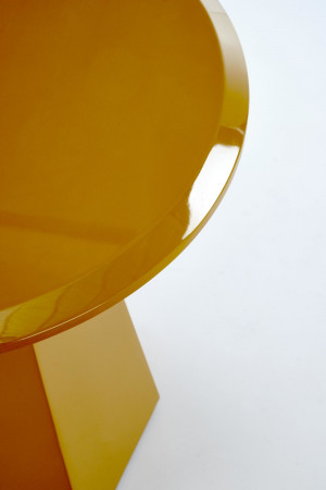 Стол журнальный HALMAR LOCA горчичный