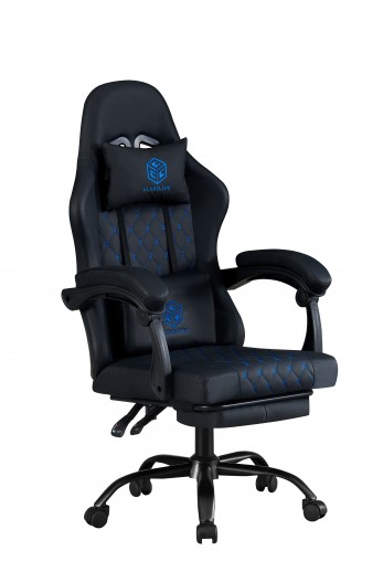 Кресло геймерское BIO- Свитч черный/голубой