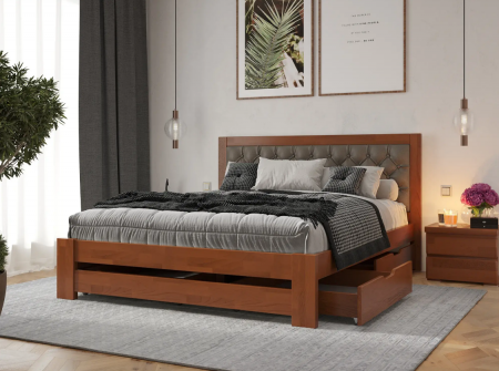 Кровать деревянная RBV- Симфония люкс 120,140