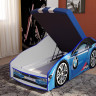 Кровать машина VRN- BMW  E-1, серии «Элит»  (синий, белый)