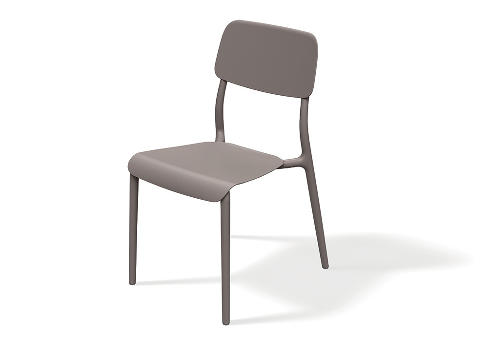 Стул уличный обеденный VLL- FERNE Remo (коричневый,белый, кирпичный)