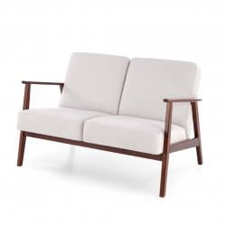 Диван Halmar MILANO 2S светло-бежевый/темный-орех 