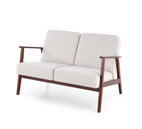 Диван Halmar MILANO 2S светло-бежевый/темный-орех 