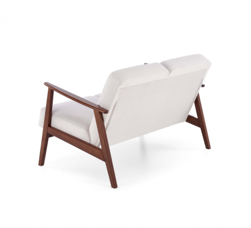 Диван Halmar MILANO 2S светло-бежевый/темный-орех 