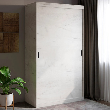 Шкаф-купе на 2 двери EVR- Соната-1400 крафт белый