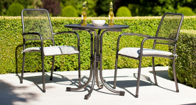 Комплект металлический Alexander Rose TEA- PORTOFINO стол + 2 кресла