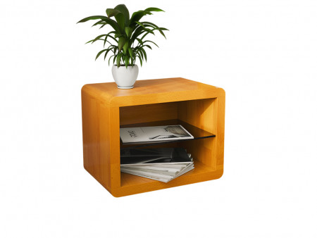 Тумба прикроватная RBV- Глория стекло