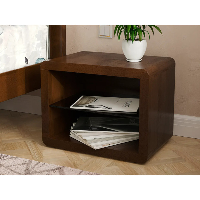 Тумба прикроватная RBV- Глория стекло