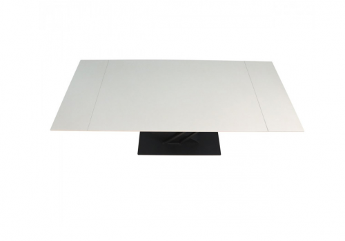Стол раскладной INI- FERNANDO CERAMIC 140(200)*90 бежевый/черный