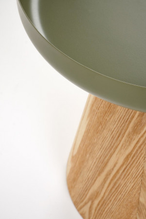 Стол журнальный HALMAR GINA натуральный/зеленый