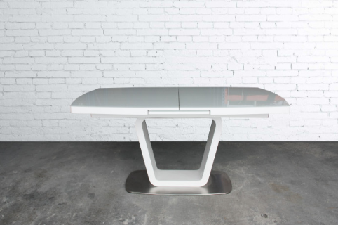 Стол модерн super premium Т Evro- Rio White Gloss 160*90 Т7266