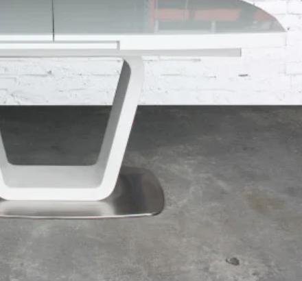 Стол модерн super premium Т Evro- Rio White Gloss 160*90 Т7266